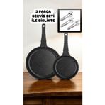 Schafer Famos XL Tava Set 3'Lü Servis Seti 5 Parça Ramazan Seti- (28 ve 20 Döküm Tava)