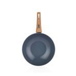Schafer Fiesta Siyah 28 cm Seramik Wok Tava