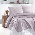 Schafer Flower Lila 4 Parça Çift Kişilik Pike Takımı
