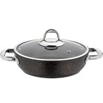 Schafer Galaxy Tech Döküm Granit Siyah 28cm Karnıyarık Tencere