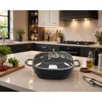 Schafer Gastronomie Master Seramik 28 cm Basık Tencere - Siyah