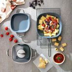 Schafer Gastronomie Master Seramik Tava 26 Cm-Siyah/Gri