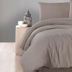 Schafer Gofre 3 Parça Tek Kişilik Nevresim Takımı Seti