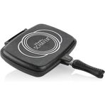 Schafer Granit Grill Pan Yuvarlak 32 cm Siyah Tava