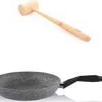 Schafer Granit Tava 24 Cm Ve Bambu Et Tokmağı