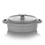 Schafer Guss Chef 24 cm Gri Demir Döküm Karnıyarık Tenceresi