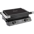 Schafer Gusto Grill Siyah Tost Makinesi 1800 W Güç, Çift Taraflı Döküm Plaka ve Yağ Toplama Haznesi