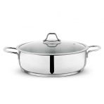 Schafer Held 30 cm 2 Parça Basık Çelik Inox Tencere