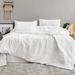 Schafer Home Etamine Pamuk Çk Nevresim Takımı 4 Parça-Beyaz - 200 x 220 cm