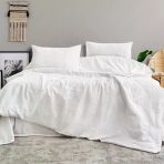 Schafer Home Etamine Pamuk Çk Nevresim Takımı 4 Parça-Beyaz