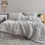 Schafer Home Etamine Pamuk Çk Nevresim Takımı 4 Parça-Gri