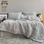 Schafer Home Etamine Pamuk Çk Nevresim Takımı 4 Parça-Gri