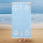 Schafer Home Ethnic Plaj Havlusu-75X150-Indigo