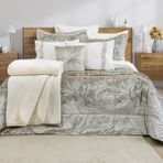 Schafer Home Leaf Çeyiz Seti 11 Parça-Krem - 11 Parça Çeyiz Seti