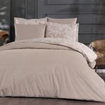 Schafer Home Premium Comfort Çift Kişilik Nevresim Takımı 6 Parça-Ekru - 200 x 220 cm