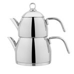Schafer Inox Brilla 3 Parça Çelik Çaydanlık Takımı