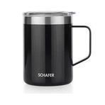 Schafer Iron Man Siyah 350 ml Kupa Termos