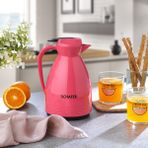 Schafer Kitchenhouse Cam Termos 1 L Pembe Ergonomik Kullanım ve Pratik Tasarım - 1 lt