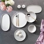 Schafer Lilya 55 Parça Beyaz Yemek Takımı