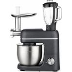 Schafer Prochef 3 In 1 Multimix Antrasit Renk Kıyma ve Sürahi Blender Aparatlı Stand Hamur Yoğurma Makinesi