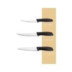 Schafer Quick Chef Bıçak Seti 3 Parça-siyah Siyah