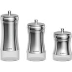 Schafer Retro 3 Boy Kavanoz Seti-Inox