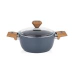 Schafer Schafer Fiesta Seramik 20 cm Siyah Derin Tencere