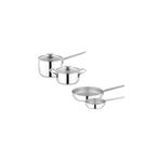 Schafer Steel Storm Çelik Sahan Seti 6 Parça-Inox