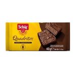 Schar 20 gr Quadritos Bitter Çikolata Kaplı Glutensiz Kakaolu Gofret