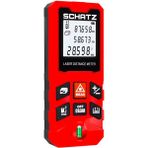 Schatz 100 Metre Lazerli Mesafe Ölçer Kırmızı Işık Lazermetre (Kırmızı)