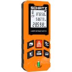 Schatz 100 Metre Lazerli Mesafe Ölçer Kırmızı Işık Lazermetre (Turuncu)