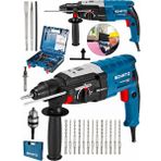 Schatz Profesyonel 850W Metal Şanzıman 2-28MM Kırıcı Delici Hilti Elektrikli Darbeli Matkap + 15 Uç