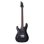 Schecter C-6 Fr Deluxe Solak Elekktro Gitar Satin Black