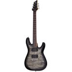 Schecter C-6 Plus Charcoal Burst Elektro Gitar