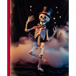 Scheletro danzante Quaderno di Halloween: Ritorno a scuola