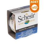Schesir 12x85 gr Ton Balıklı ve Ringa Balıklı Jöleli Konserve Kedi Maması
