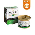 Schesir 12x85 gr Ton Balıklı ve Tavuklu Jöleli Konserve Kedi Maması