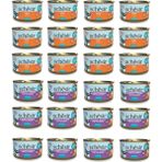 Schesir 2 Çeşit Karma Sardalyalı Sos Içinde Tamamlayıcı Kedi Konservesi 70 Gr. x 24 Adet