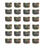 Schesir 24x80 gr After Dark Parça Etli 3 Çeşit Karma Kedi Konservesi
