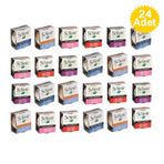 Schesir 24x85 gr Karışık Çeşit Konserve Kedi Maması