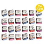 Schesir 24x85 gr Karışık Karma Kedi Maması
