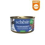 Schesir 24x85 gr Ton Balıklı ve Ringa Balıklı Jöleli Konserve Kedi Maması