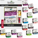 Schesir 28x85 gr Karışık Kedi Konservesi