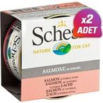 Schesir 2x85 gr Somonlu Naturel Kedi Konservesi