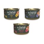 Schesir 3x80 gr After Dark Parça Etli 3 Çeşit Karma Kedi Konservesi