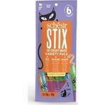 Schesir 6x15 gr Stick Karışık Lezzetli Krema Kedi Ödülü