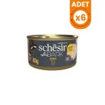 Schesir 6x80 gr After Dark Pate Tavuklu Yetişkin Kedi Konservesi