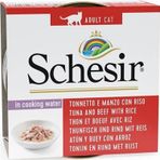 Schesir 6x85 gr Sığır Etli ve Ton Balıklı Yetişkin Kedi Konservesi