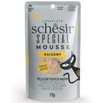 Schesir 70 gr Special Mousse Exigent Tavuklu ve Ördek Karaciğerli Kedi Yaş Maması