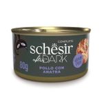 Schesir 80 gr After Dark Et Suyu İçinde Tavuklu ve Ördekli Yetişkin Kedi Konservesi